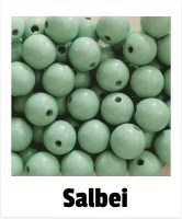 Holzperlen 14mm salbei